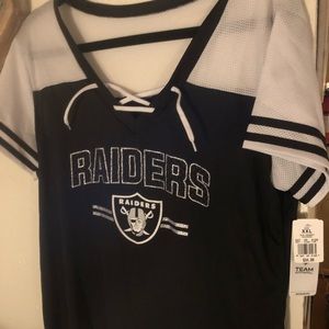 Lace-Up Sparkle Raiders Jersey